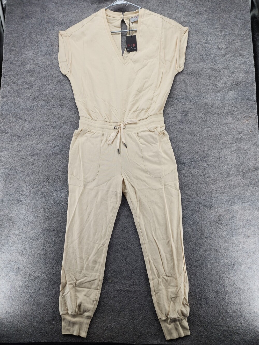 N:P x Philanthropy Jumpsuit Womens Medium Tapered Yellow Cotton
